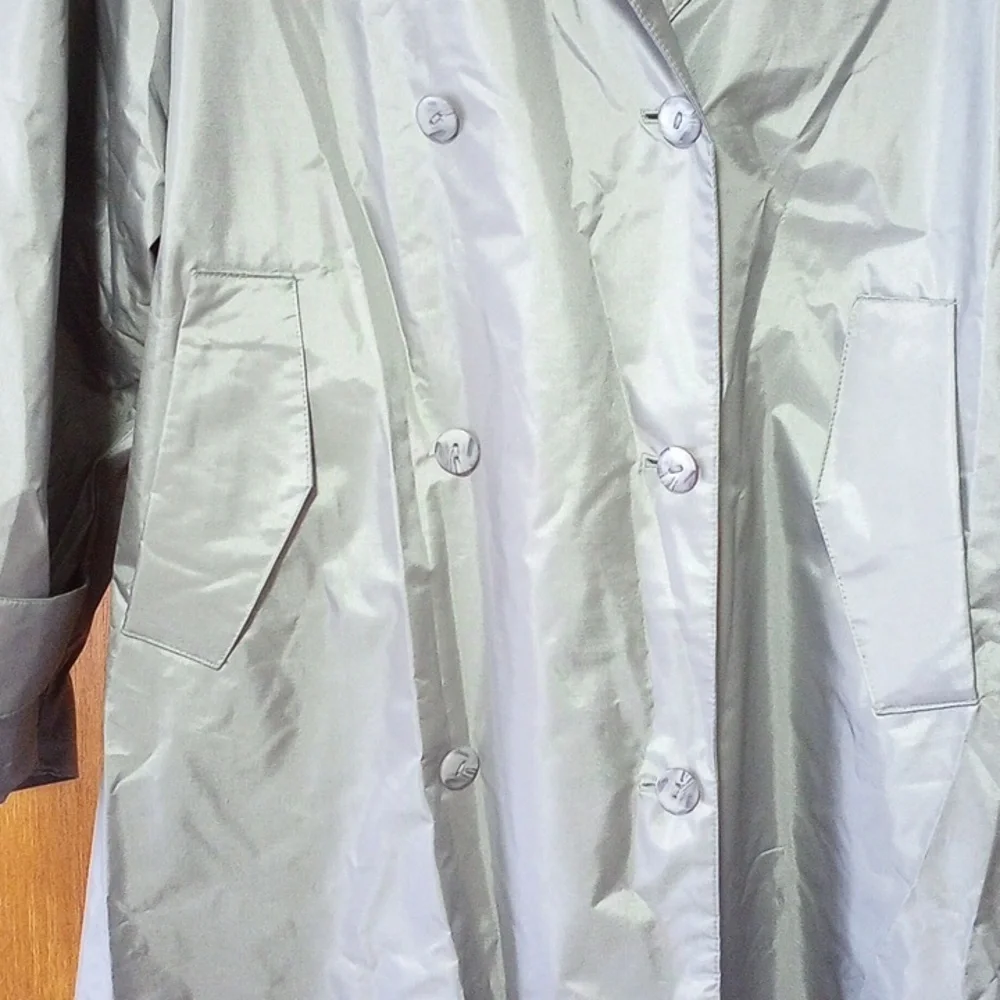 Plus Size Maggie Lawrence Trench Coat - Picture 3 of 9